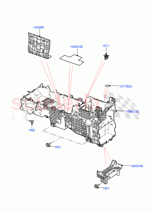 Part Diagram for Land Rover LR082429