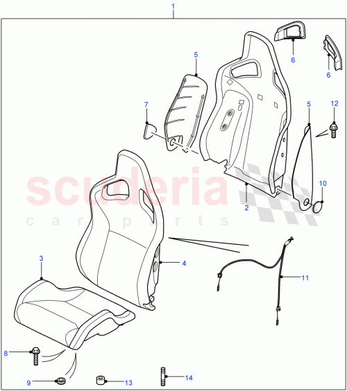 Part Diagram for Land Rover LR012474