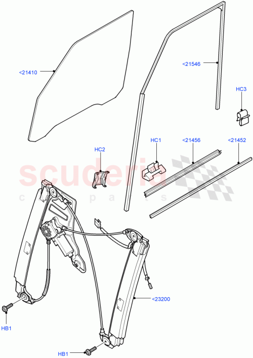 Part Diagram for Land Rover LR011318