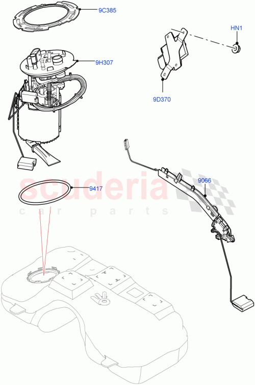 Part Diagram for Land Rover LR126575