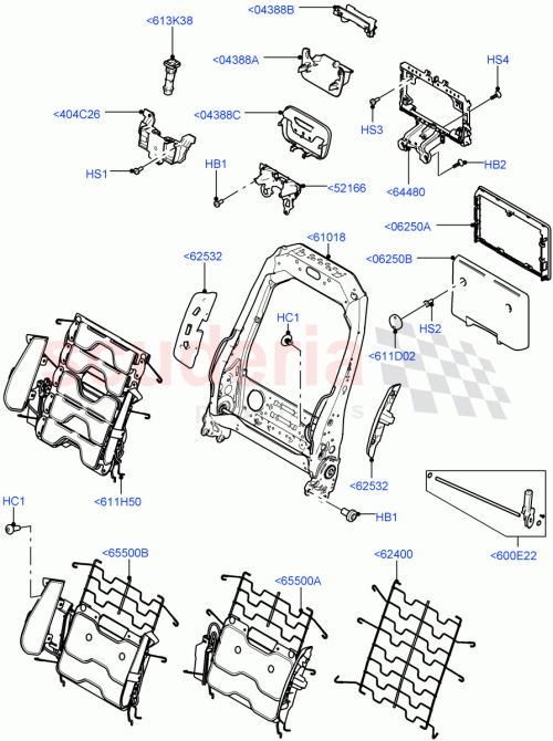 Part Diagram for Land Rover LR101944