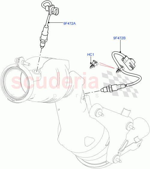 Part Diagram for Land Rover LR091884