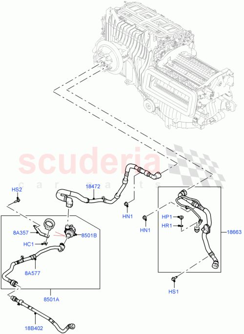 Part Diagram for Land Rover LR151907