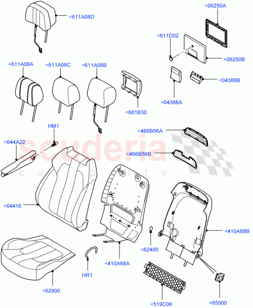 Part Diagram for Land Rover LR042191