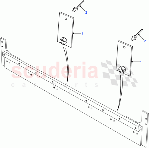 Part Diagram for Land Rover AHR710310