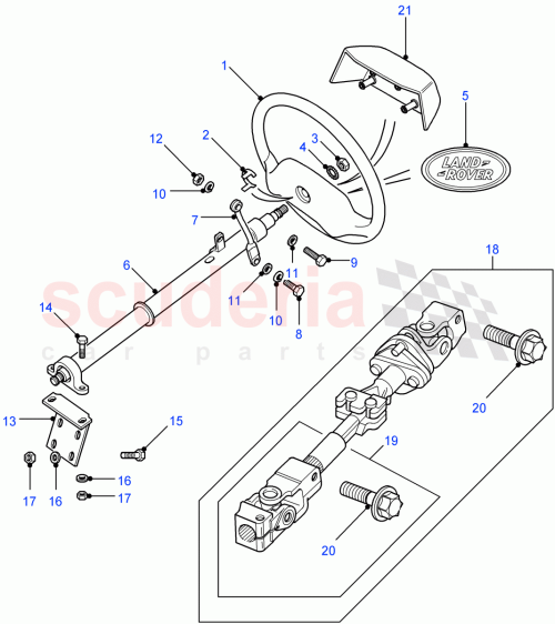 Part Diagram for Land Rover NTC9068
