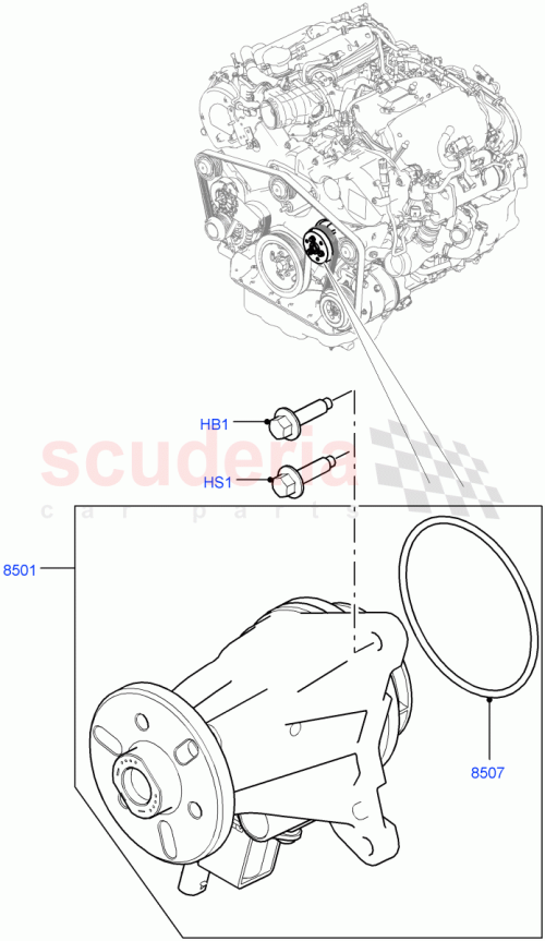 Part Diagram for Land Rover LR061982