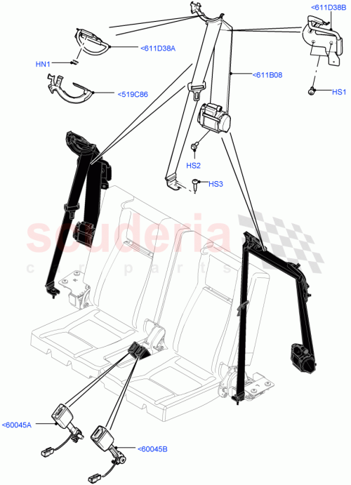 Part Diagram for Land Rover LR081836
