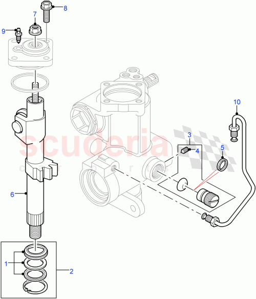 Part Diagram for Land Rover STC2847