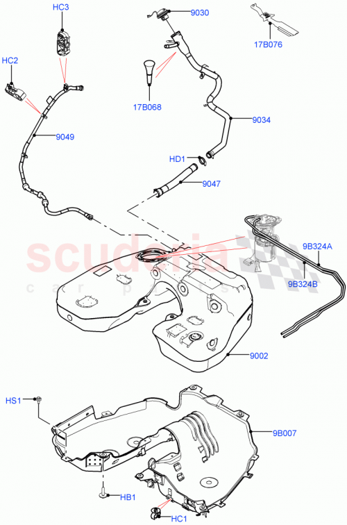 Part Diagram for Land Rover LR148067
