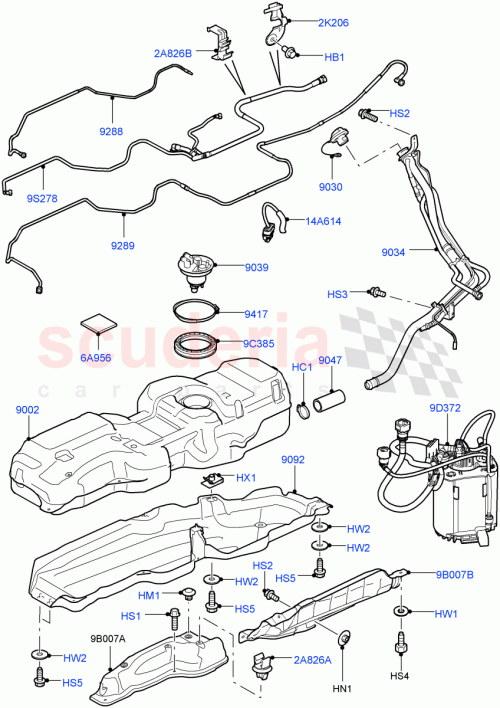 Part Diagram for Land Rover LR013753
