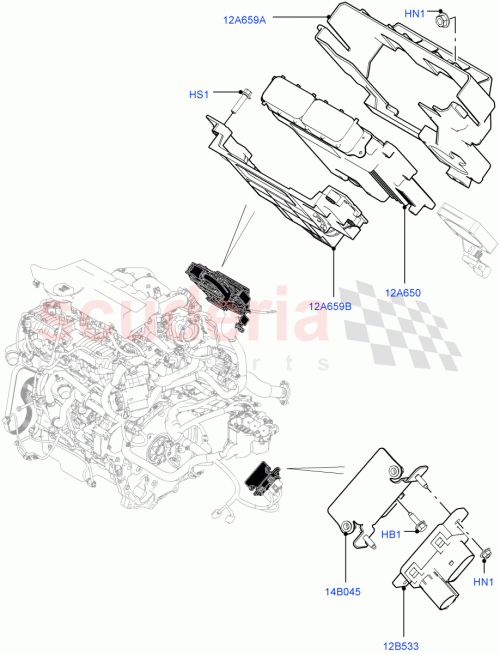 Part Diagram for Land Rover LR123454