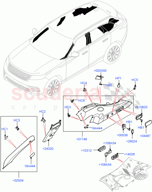Part Diagram for Land Rover LR090815