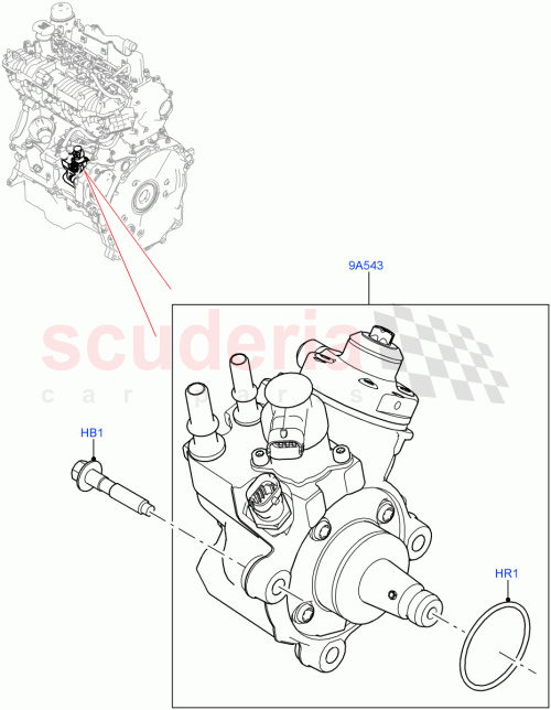 Part Diagram for Land Rover LR082271