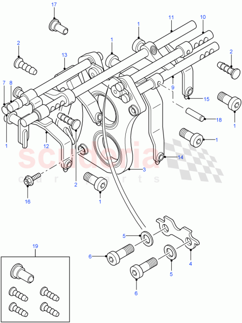 Part Diagram for Land Rover LR007400