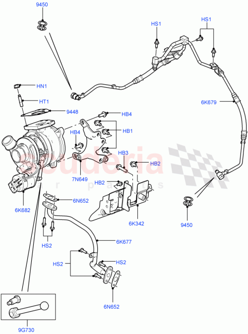 Part Diagram for Land Rover LR023089