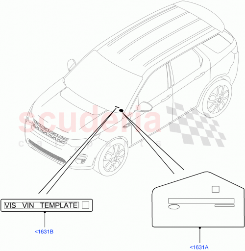Part Diagram for Land Rover LR169089