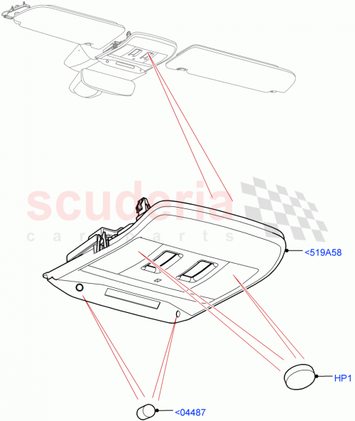 Part Diagram for Land Rover LR152850