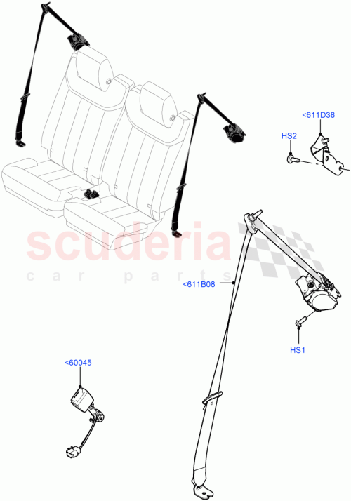Part Diagram for Land Rover LR160909