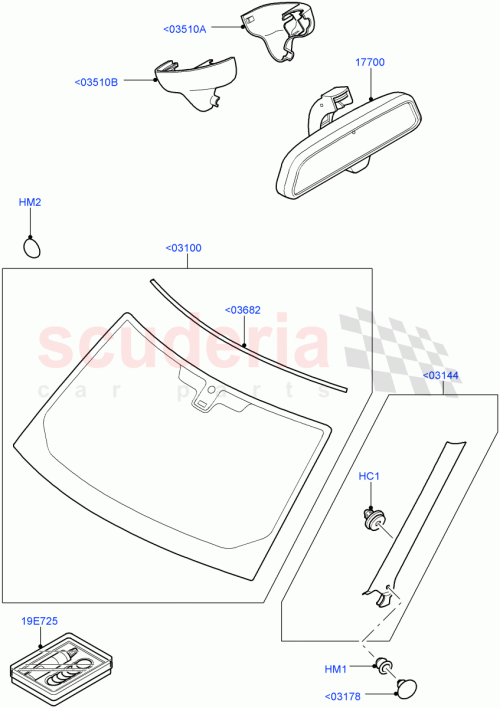 Part Diagram for Land Rover CTB500100