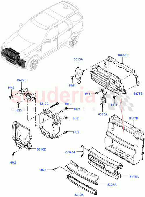 Part Diagram for Land Rover LR126065