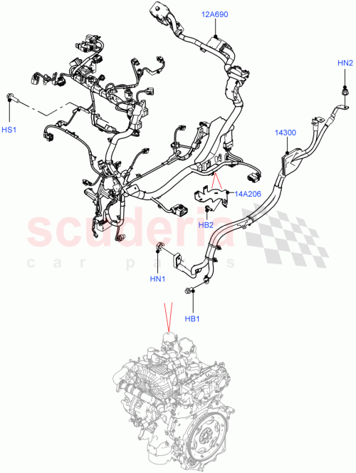 Part Diagram for Land Rover LR161688