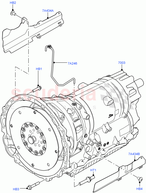Part Diagram for Land Rover LR092813