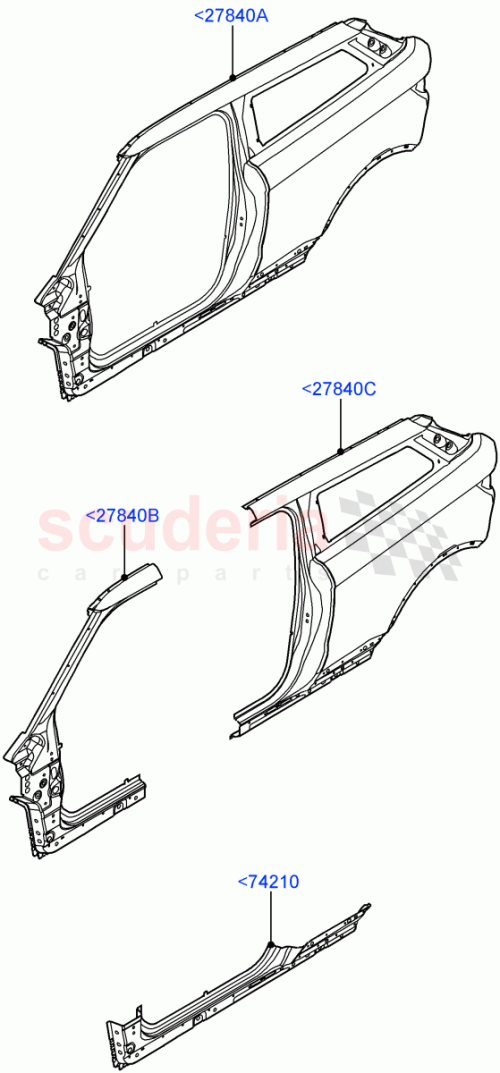 Part Diagram for Land Rover LR043033