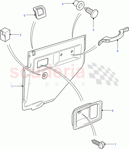 Part Diagram for Land Rover ELB502210PUY