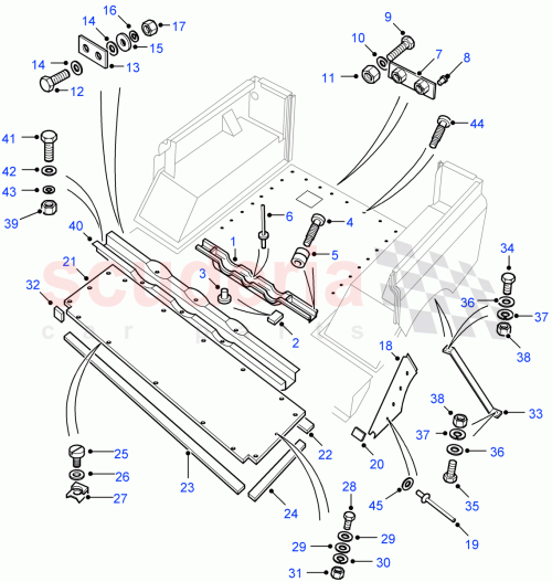 Part Diagram for Land Rover 305232