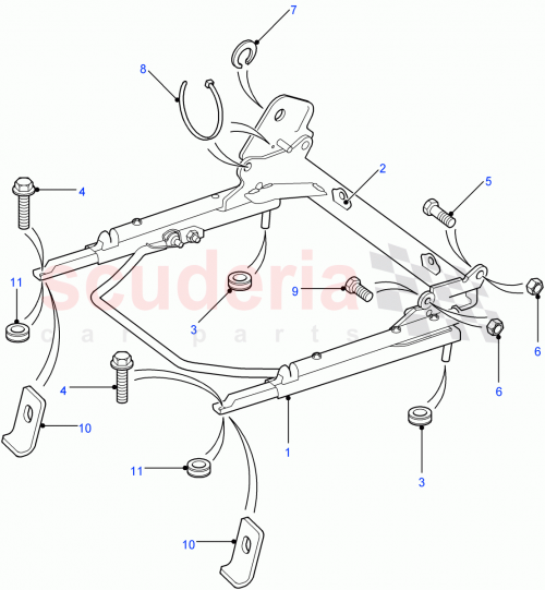 Part Diagram for Land Rover SH108151L