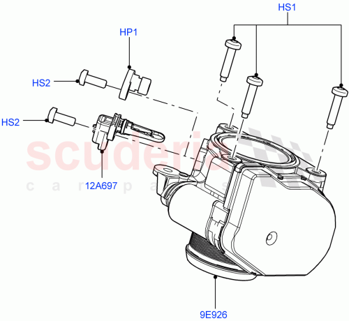 Part Diagram for Land Rover LR012598