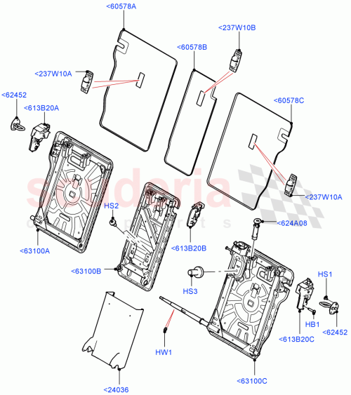 Part Diagram for Land Rover LR131767
