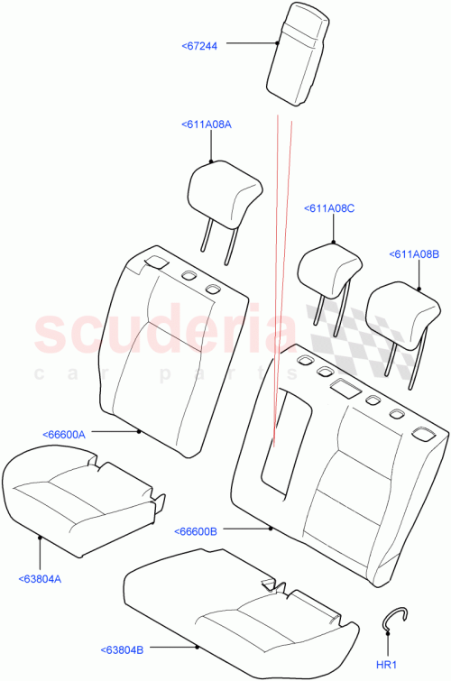 Part Diagram for Land Rover LR112899