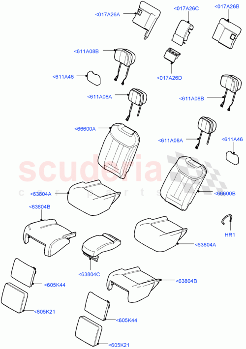 Part Diagram for Land Rover LR150931