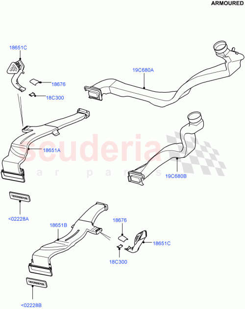 Part Diagram for Land Rover LR143408