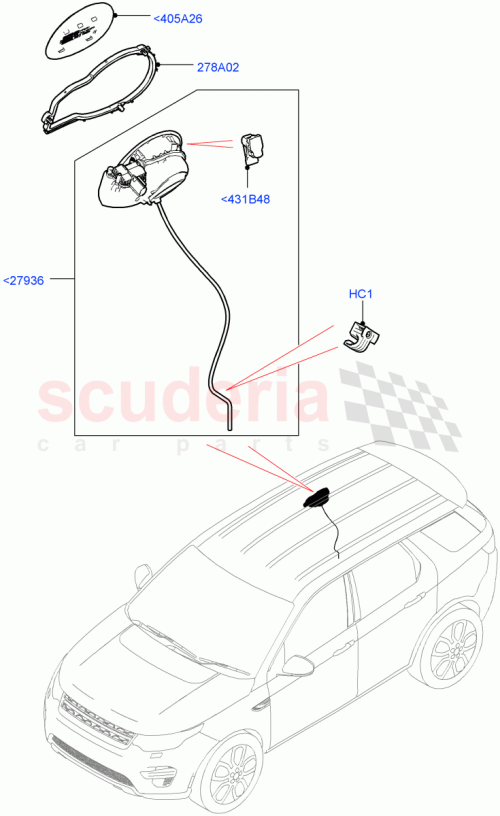 Part Diagram for Land Rover LR127086
