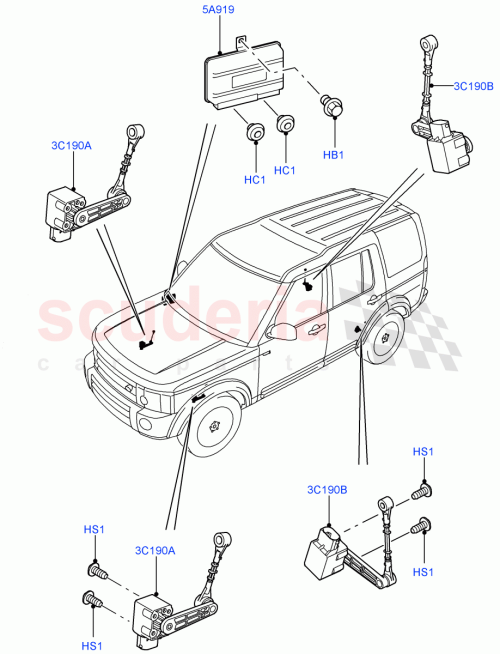 Part Diagram for Land Rover LR023648