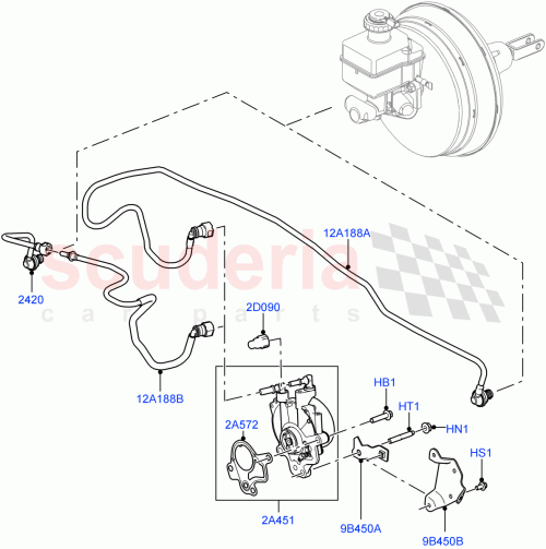 Part Diagram for Land Rover LR017456