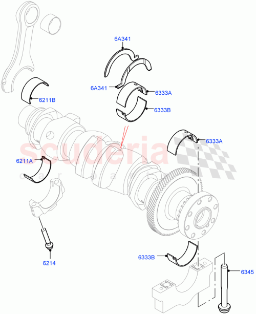 Part Diagram for Land Rover LR145216