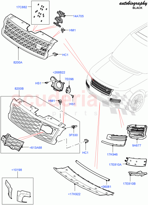 Part Diagram for Land Rover LR112244