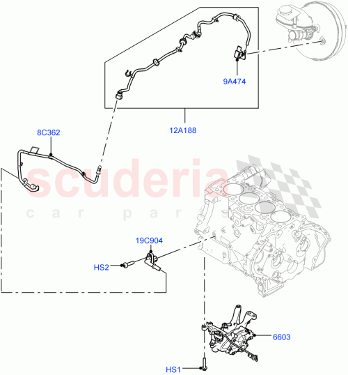 Part Diagram for Land Rover LR143609
