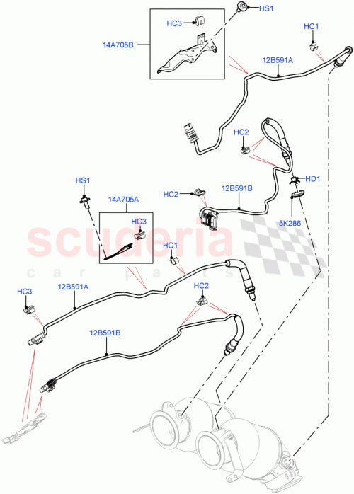 Part Diagram for Land Rover LR158270