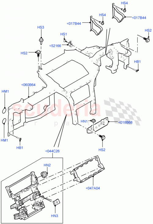 Part Diagram for Land Rover LR116753