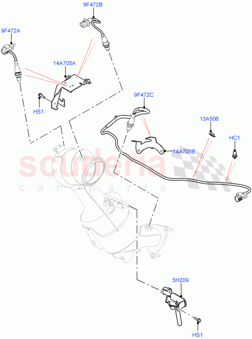 Part Diagram for Land Rover LR117601
