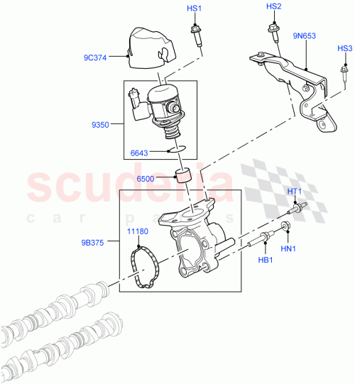 Part Diagram for Land Rover LR057504