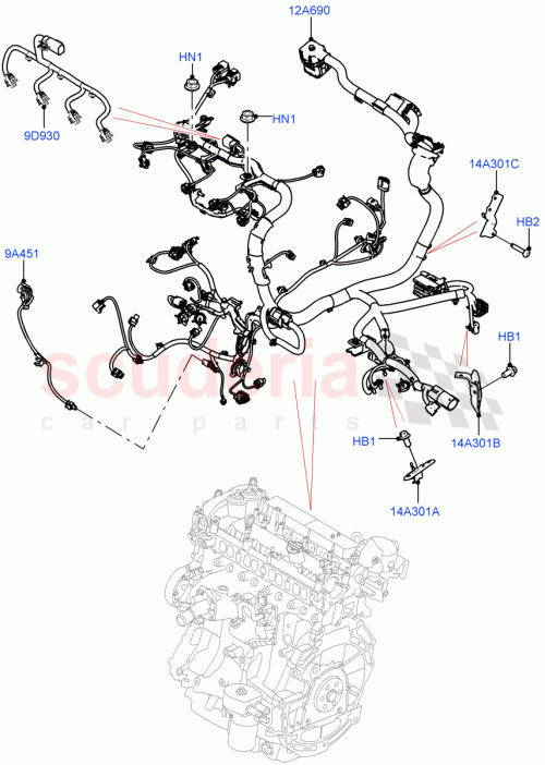 Part Diagram for Land Rover LR087242