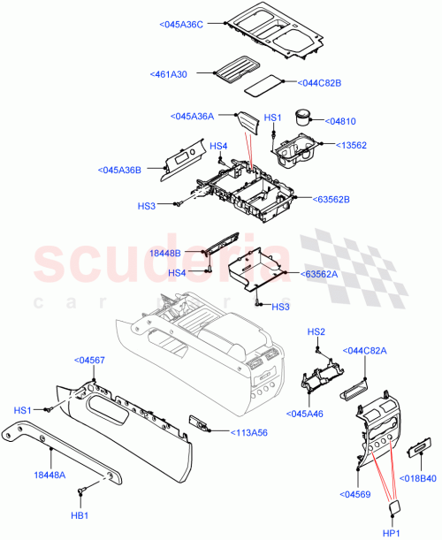 Part Diagram for Land Rover LR132578