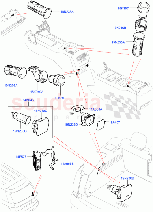 Part Diagram for Land Rover LR099095