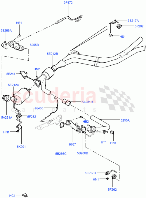 Part Diagram for Land Rover LR022644
